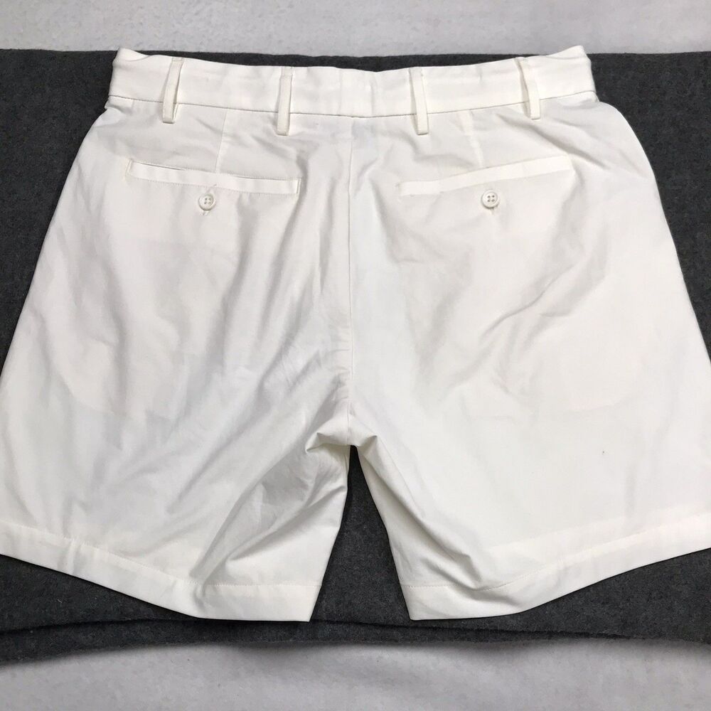 JAMES PERSE Golf Short Men 32 (2 tag) Ivory Performance Stretch Nylon Drawstring